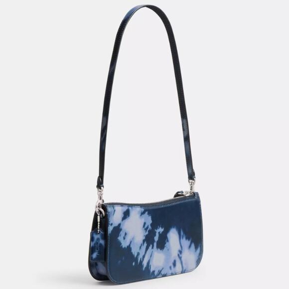 Coach Penn Shoulder Bag Midnight Navy Tie Dye Print NWT No callouts Retail $275 - Picture 4 of 10
